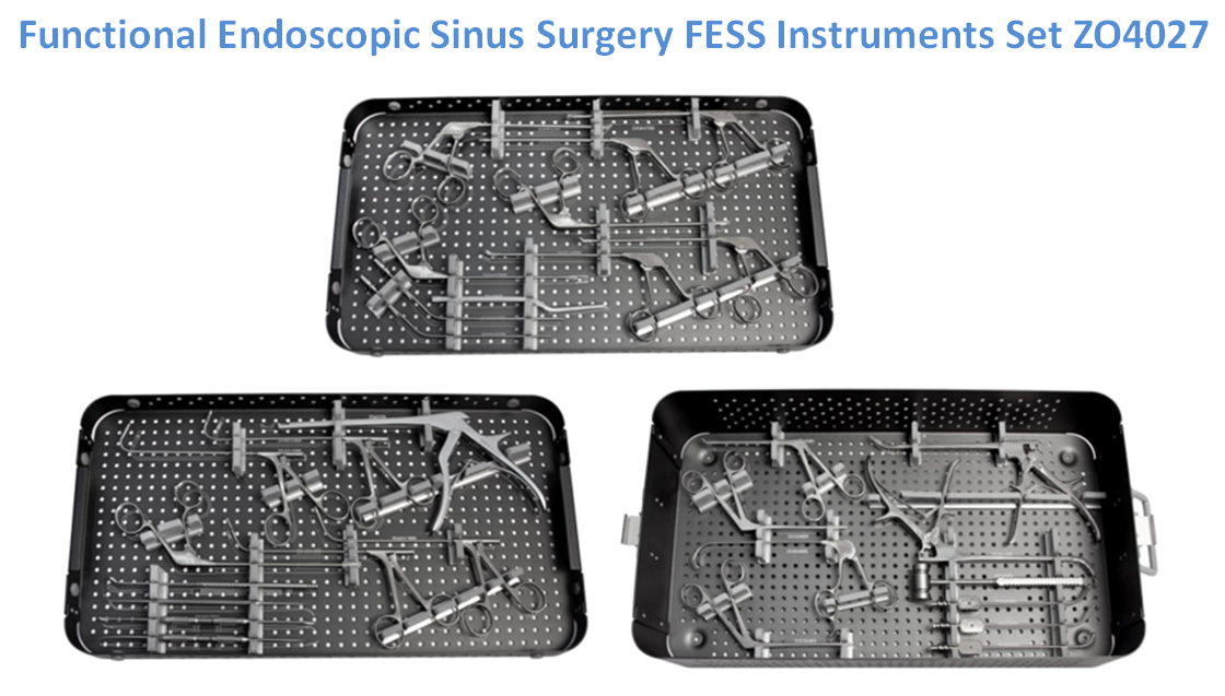 Functional Endoscopic Sinus Surgery FESS Instruments Set ZO4027